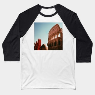 Colosseum in Aerochrome Baseball T-Shirt